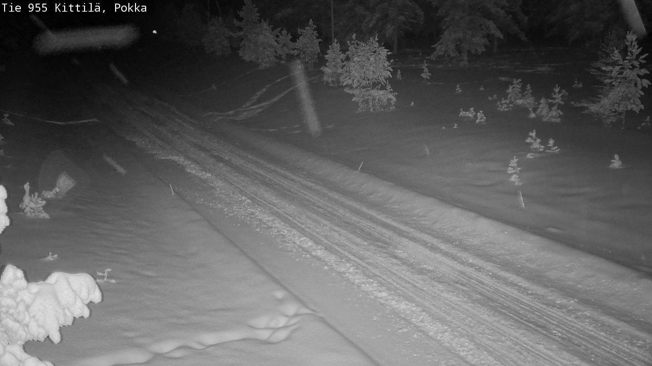 Weather Camera Image Road 955 Kittilä, Pokka, Kittilä, Lappi