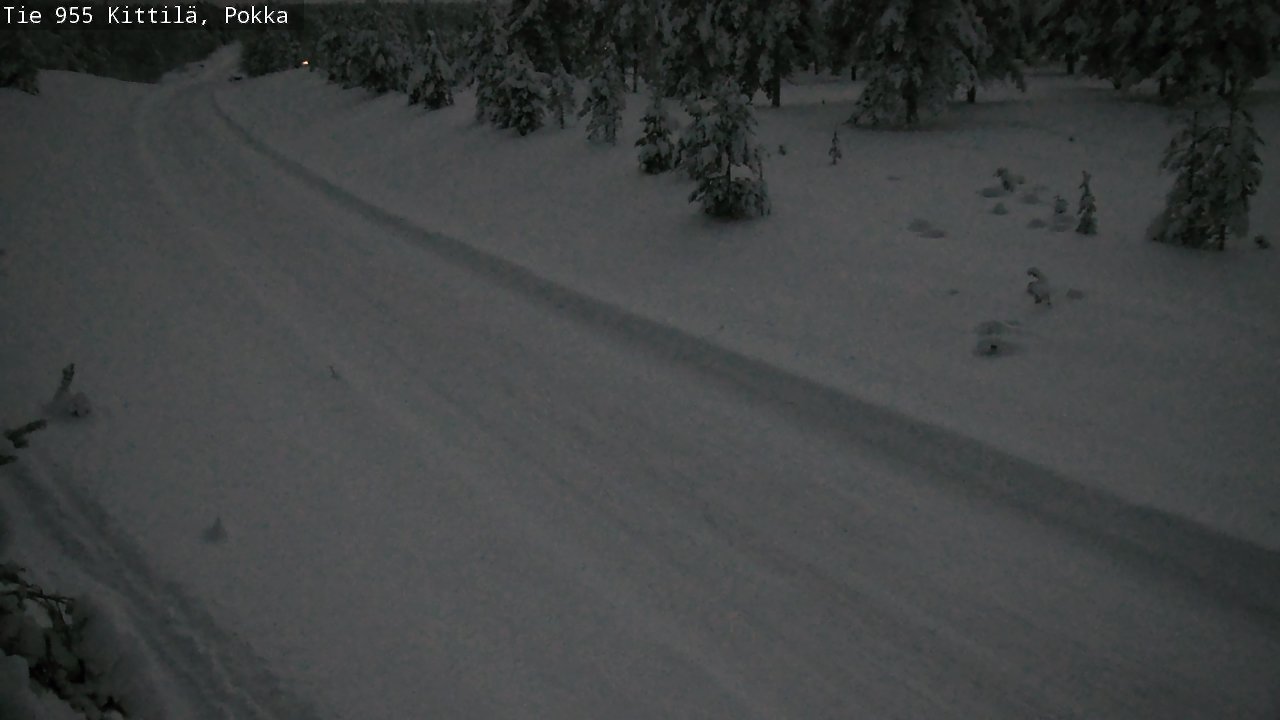 Weather Camera Image Väg 955 Kittilä, Pokka, Kittilä, Lappi
