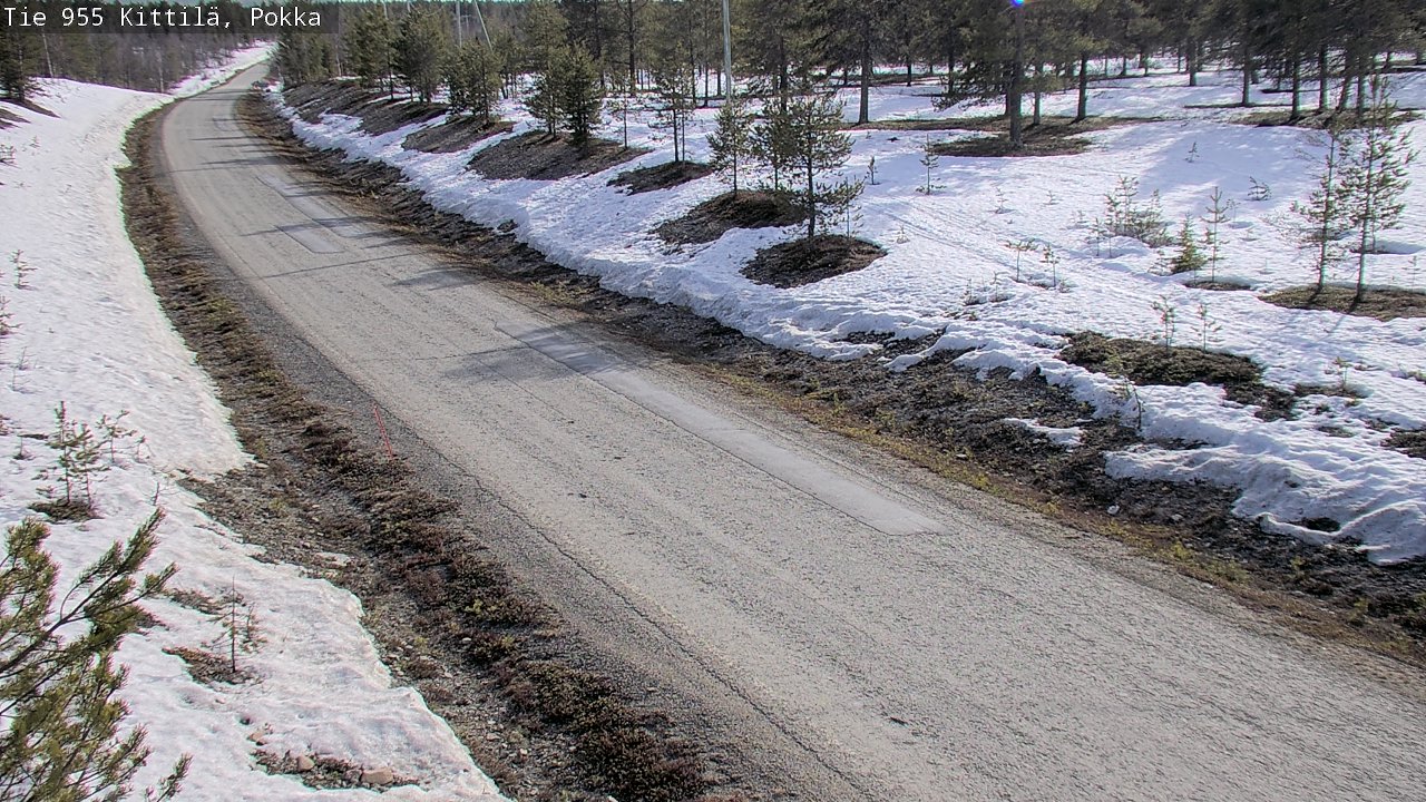 Weather Camera Image Väg 955 Kittilä, Pokka, Kittilä, Lappi