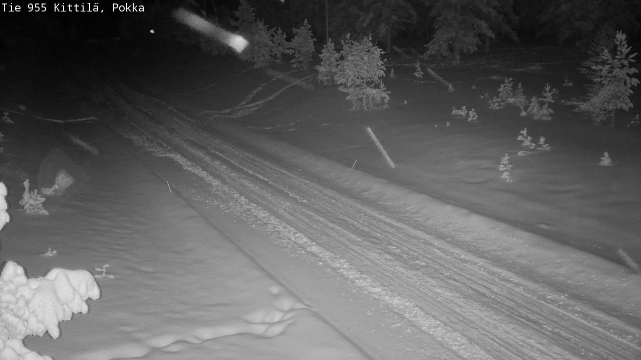 Weather Camera Image Road 955 Kittilä, Pokka, Kittilä, Lappi
