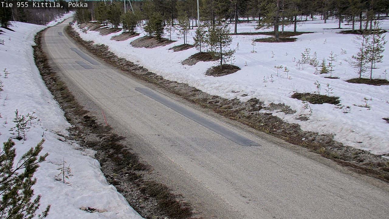 Weather Camera Image Väg 955 Kittilä, Pokka, Kittilä, Lappi