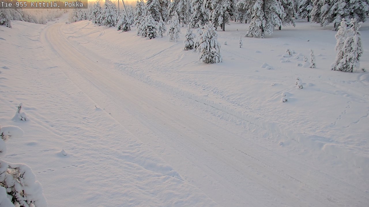 Kelikamerat Kuva Tie 955 Kittilä, Pokka, Kittilä, Lappi