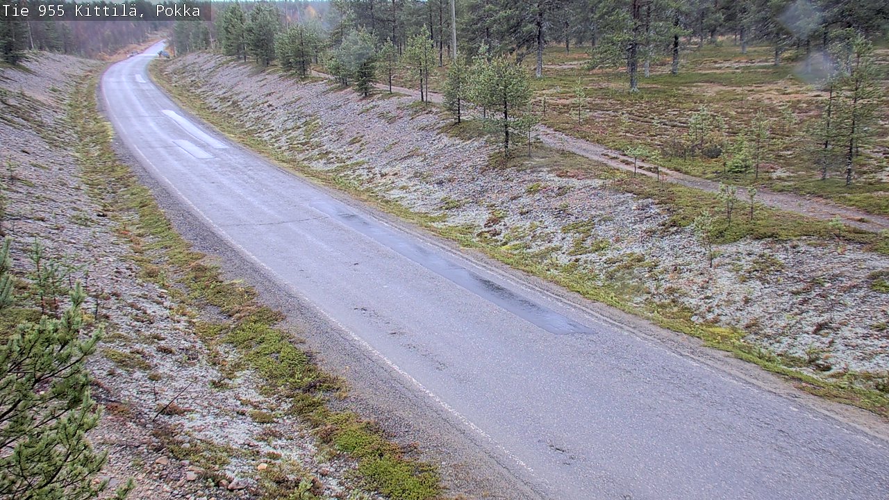 Weather Camera Image Väg 955 Kittilä, Pokka, Kittilä, Lappi