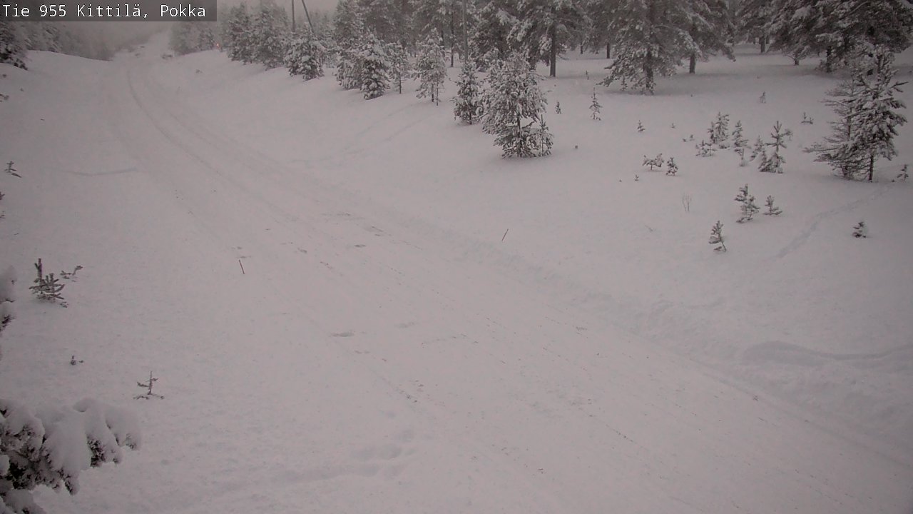 Weather Camera Image Road 955 Kittilä, Pokka, Kittilä, Lappi