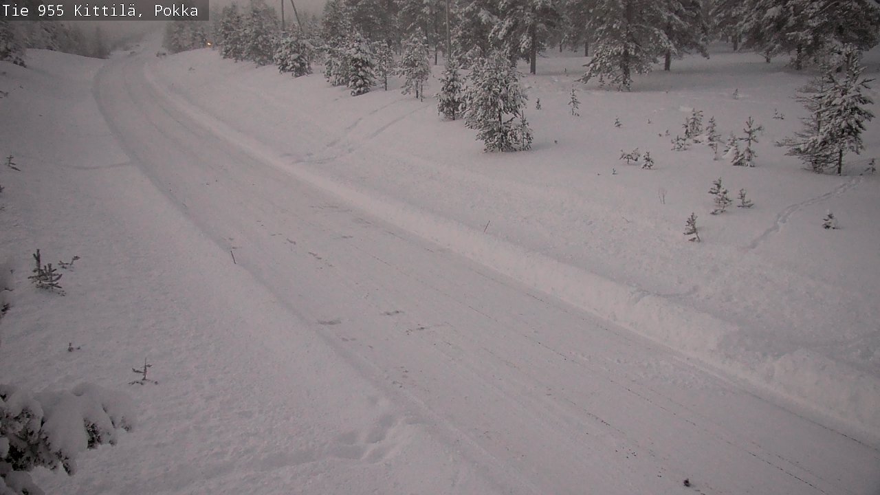 Weather Camera Image Road 955 Kittilä, Pokka, Kittilä, Lappi