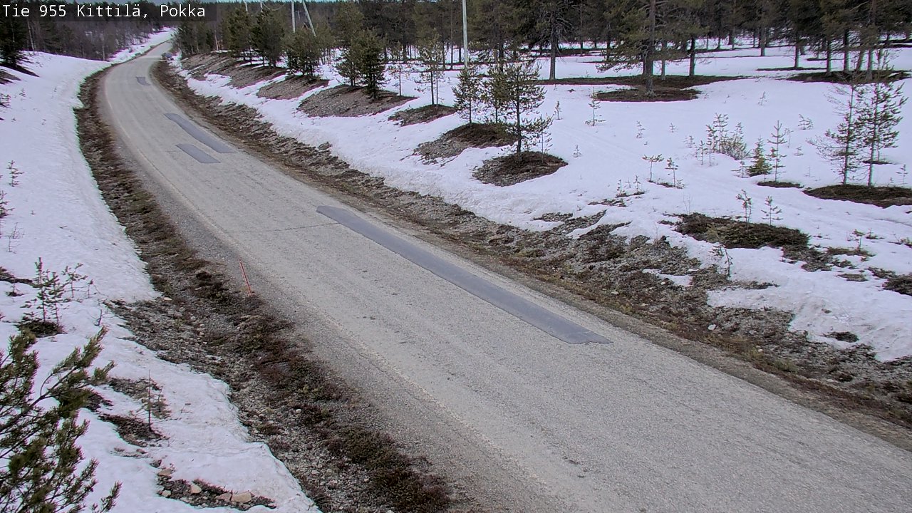 Weather Camera Image Road 955 Kittilä, Pokka, Kittilä, Lappi
