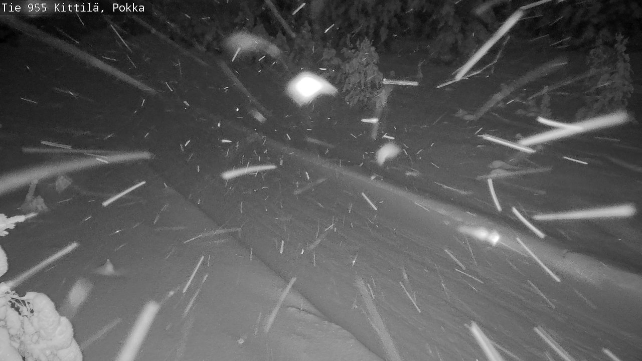 Weather Camera Image Road 955 Kittilä, Pokka, Kittilä, Lappi