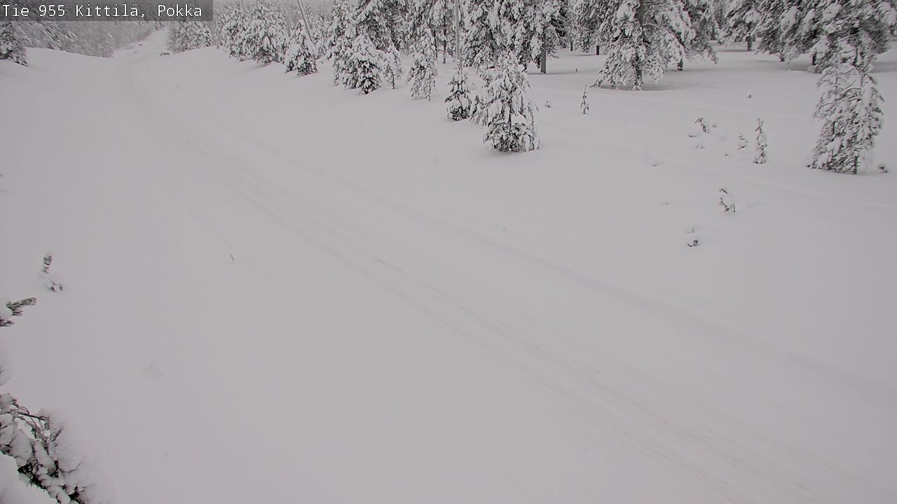 Weather Camera Image Road 955 Kittilä, Pokka, Kittilä, Lappi