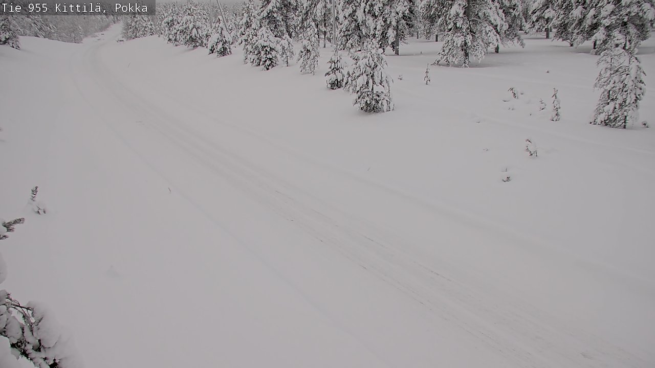 Weather Camera Image Road 955 Kittilä, Pokka, Kittilä, Lappi
