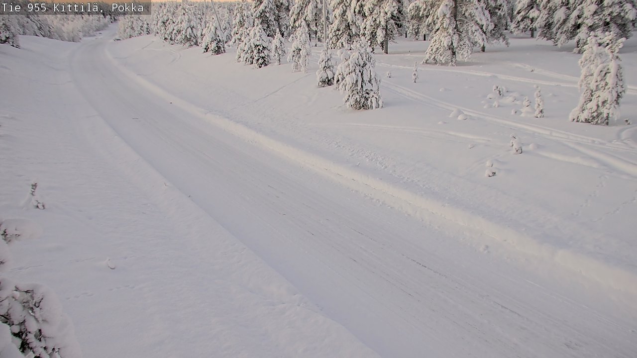 Kelikamerat Kuva Tie 955 Kittilä, Pokka, Kittilä, Lappi