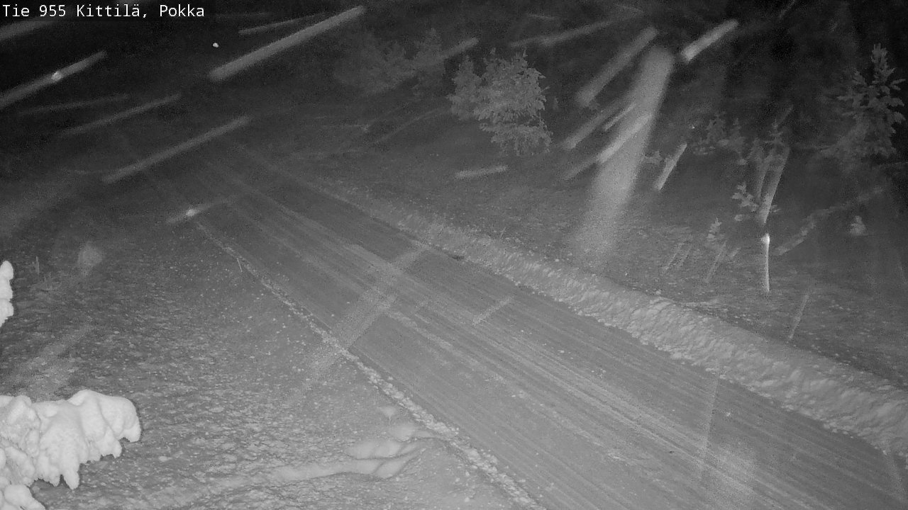 Weather Camera Image Road 955 Kittilä, Pokka, Kittilä, Lappi