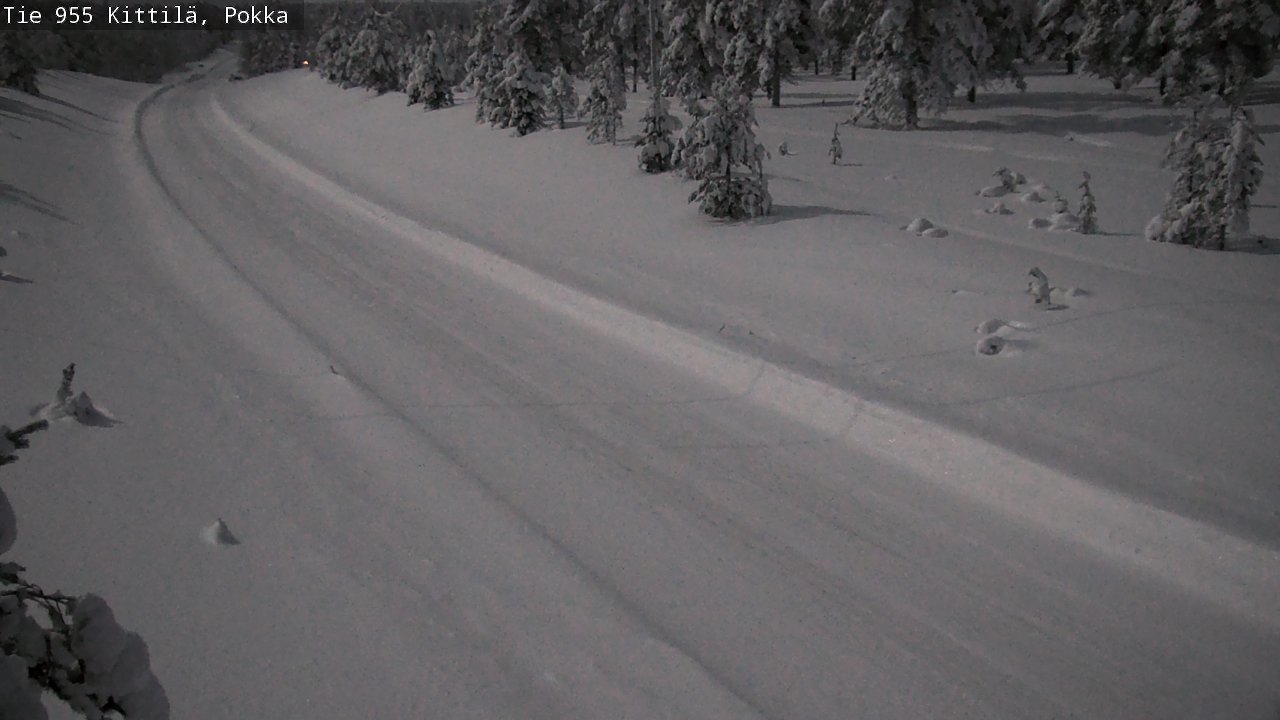 Weather Camera Image Road 955 Kittilä, Pokka, Kittilä, Lappi