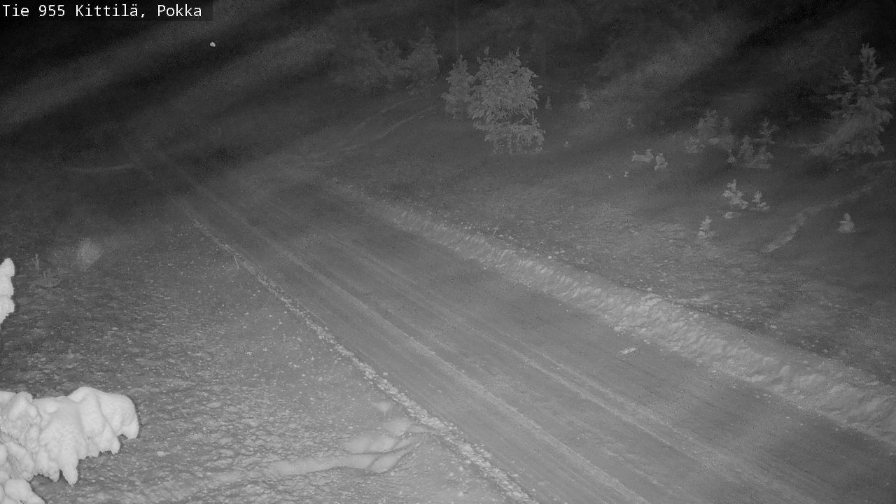 Weather Camera Image Road 955 Kittilä, Pokka, Kittilä, Lappi