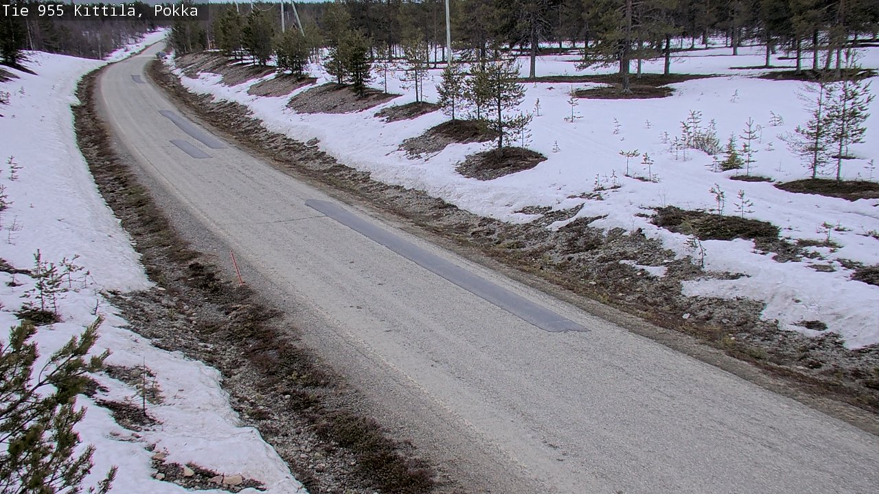 Weather Camera Image Road 955 Kittilä, Pokka, Kittilä, Lappi