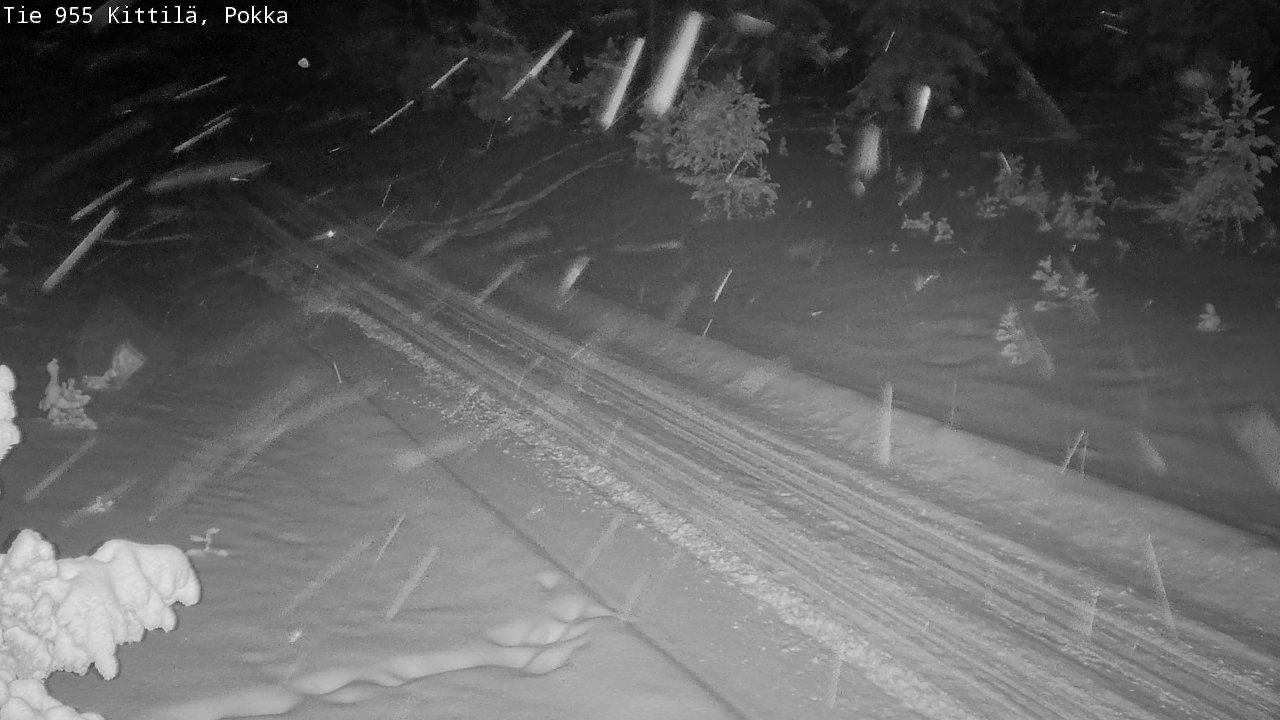 Weather Camera Image Road 955 Kittilä, Pokka, Kittilä, Lappi