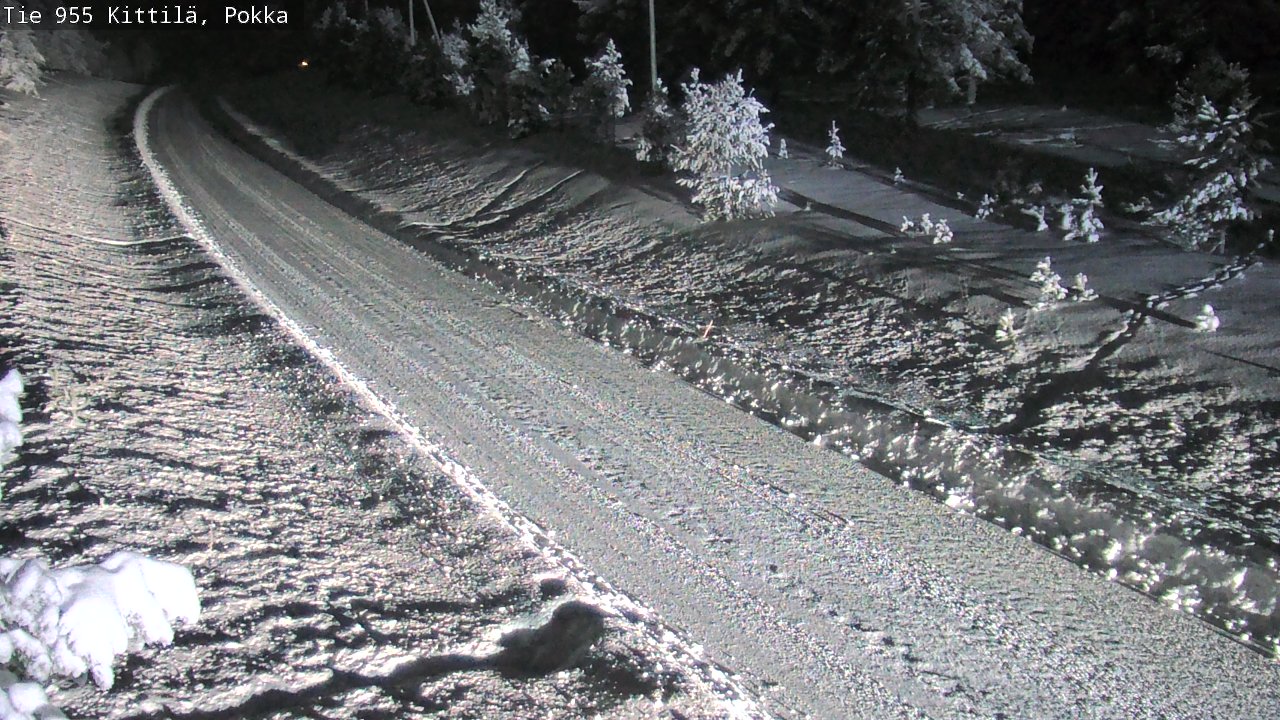 Weather Camera Image Road 955 Kittilä, Pokka, Kittilä, Lappi