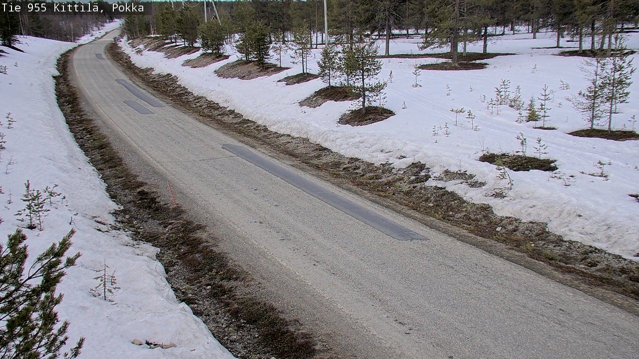 Weather Camera Image Väg 955 Kittilä, Pokka, Kittilä, Lappi