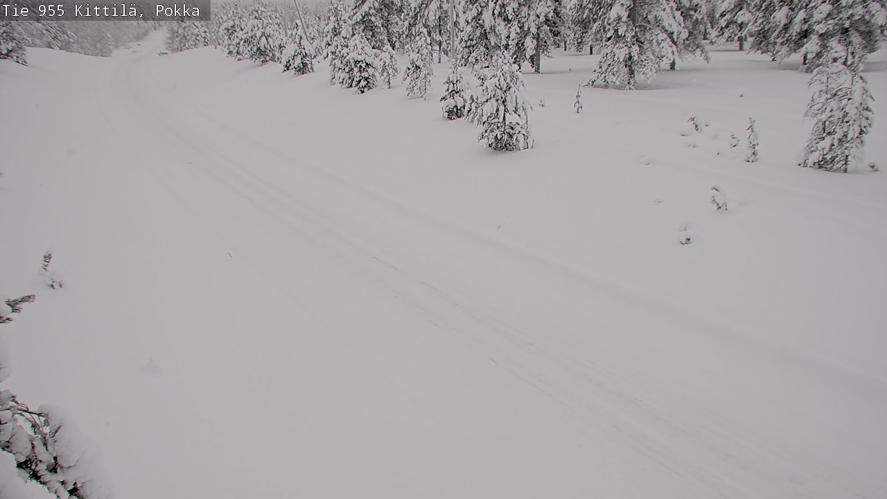 Weather Camera Image Road 955 Kittilä, Pokka, Kittilä, Lappi