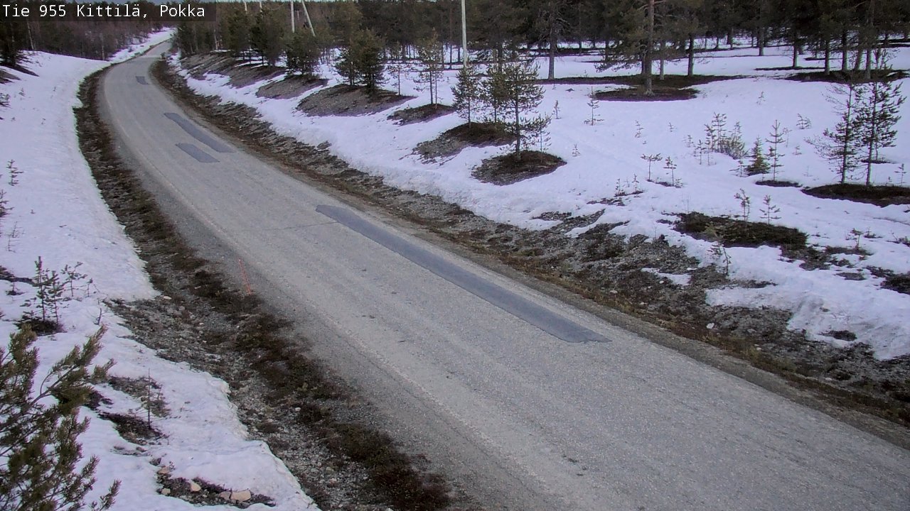 Weather Camera Image Road 955 Kittilä, Pokka, Kittilä, Lappi
