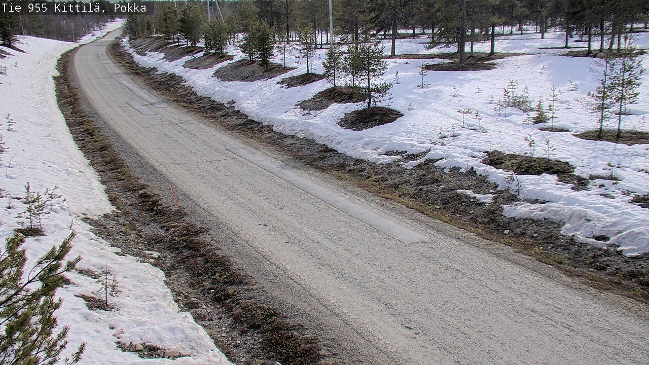 Weather Camera Image Väg 955 Kittilä, Pokka, Kittilä, Lappi