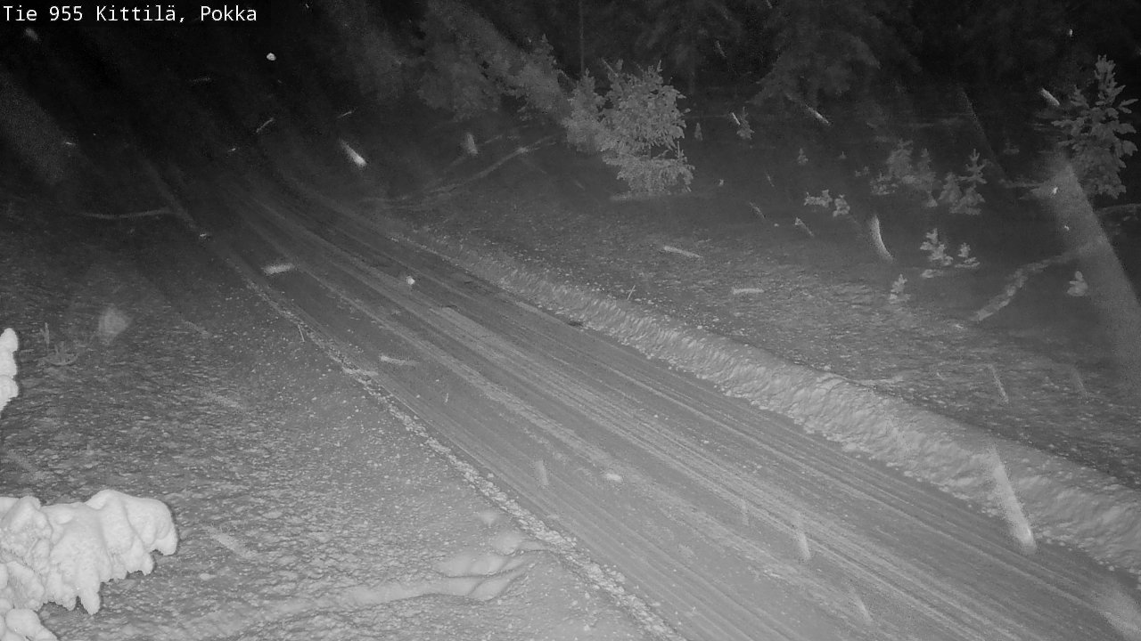 Weather Camera Image Road 955 Kittilä, Pokka, Kittilä, Lappi