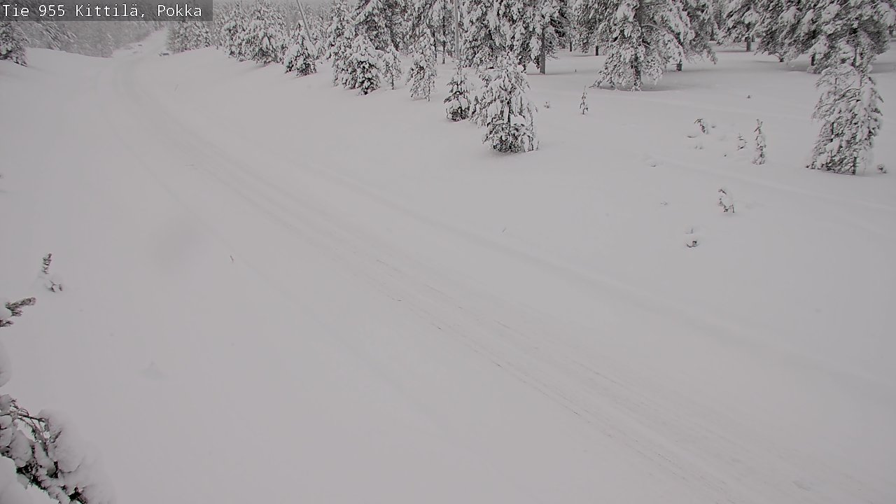 Weather Camera Image Road 955 Kittilä, Pokka, Kittilä, Lappi