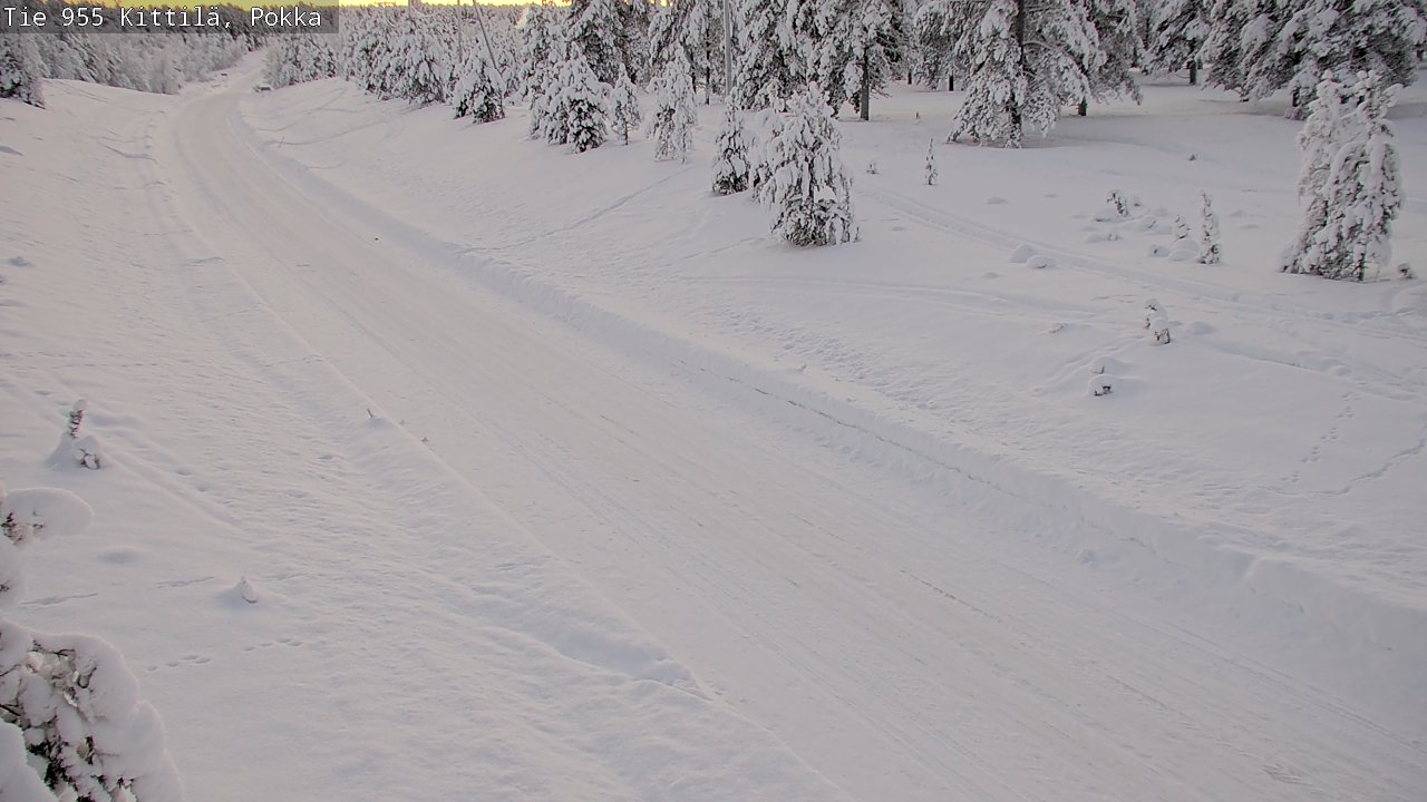 Kelikamerat Kuva Tie 955 Kittilä, Pokka, Kittilä, Lappi