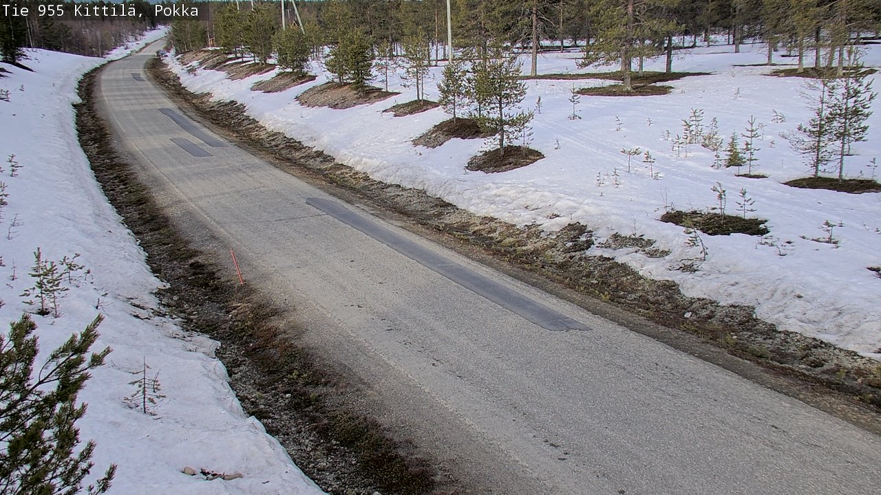 Weather Camera Image Väg 955 Kittilä, Pokka, Kittilä, Lappi