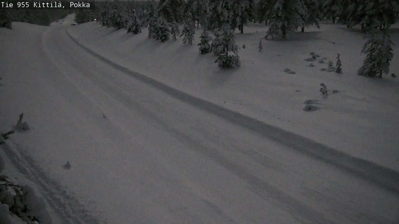 Weather Camera Image Road 955 Kittilä, Pokka, Kittilä, Lappi