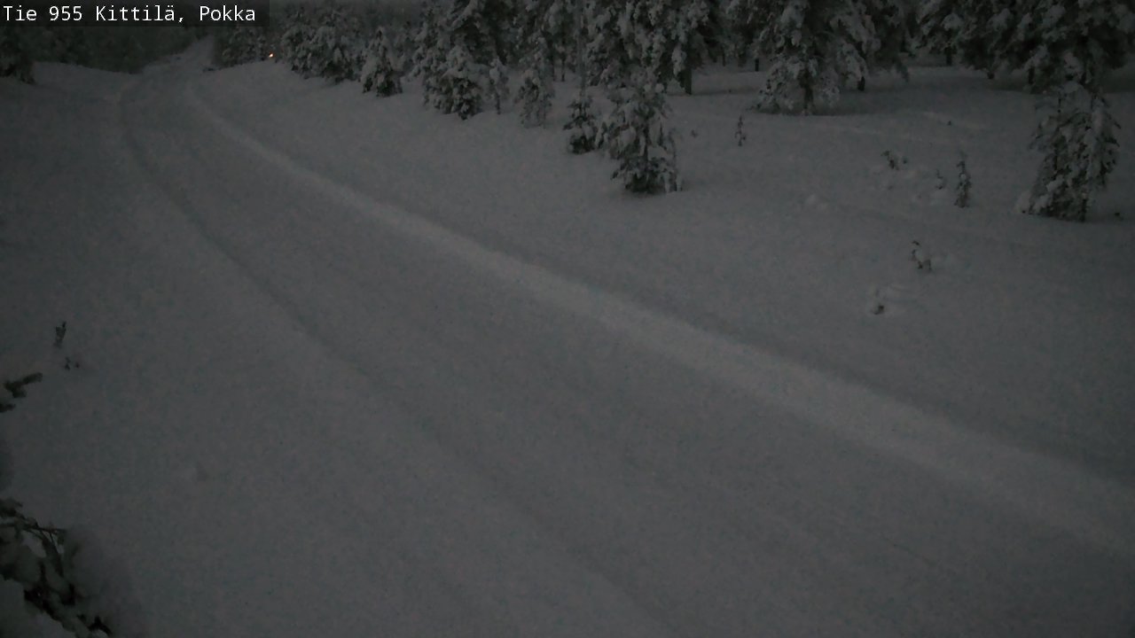 Weather Camera Image Road 955 Kittilä, Pokka, Kittilä, Lappi