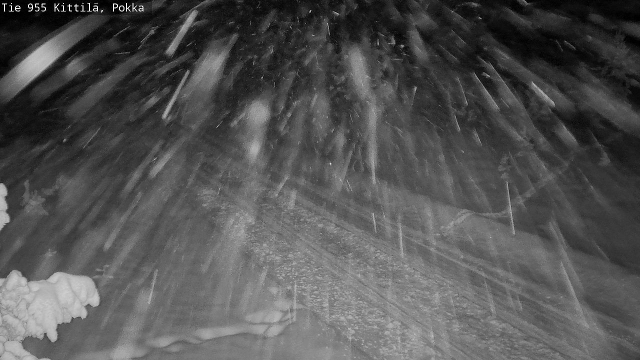 Weather Camera Image Road 955 Kittilä, Pokka, Kittilä, Lappi