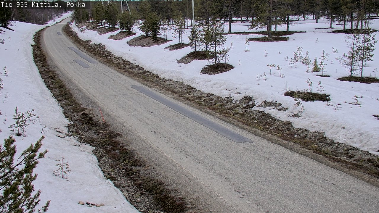 Weather Camera Image Väg 955 Kittilä, Pokka, Kittilä, Lappi