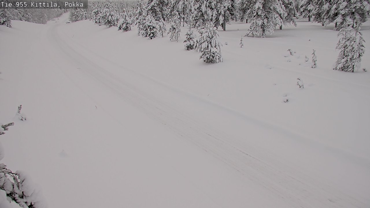 Weather Camera Image Road 955 Kittilä, Pokka, Kittilä, Lappi