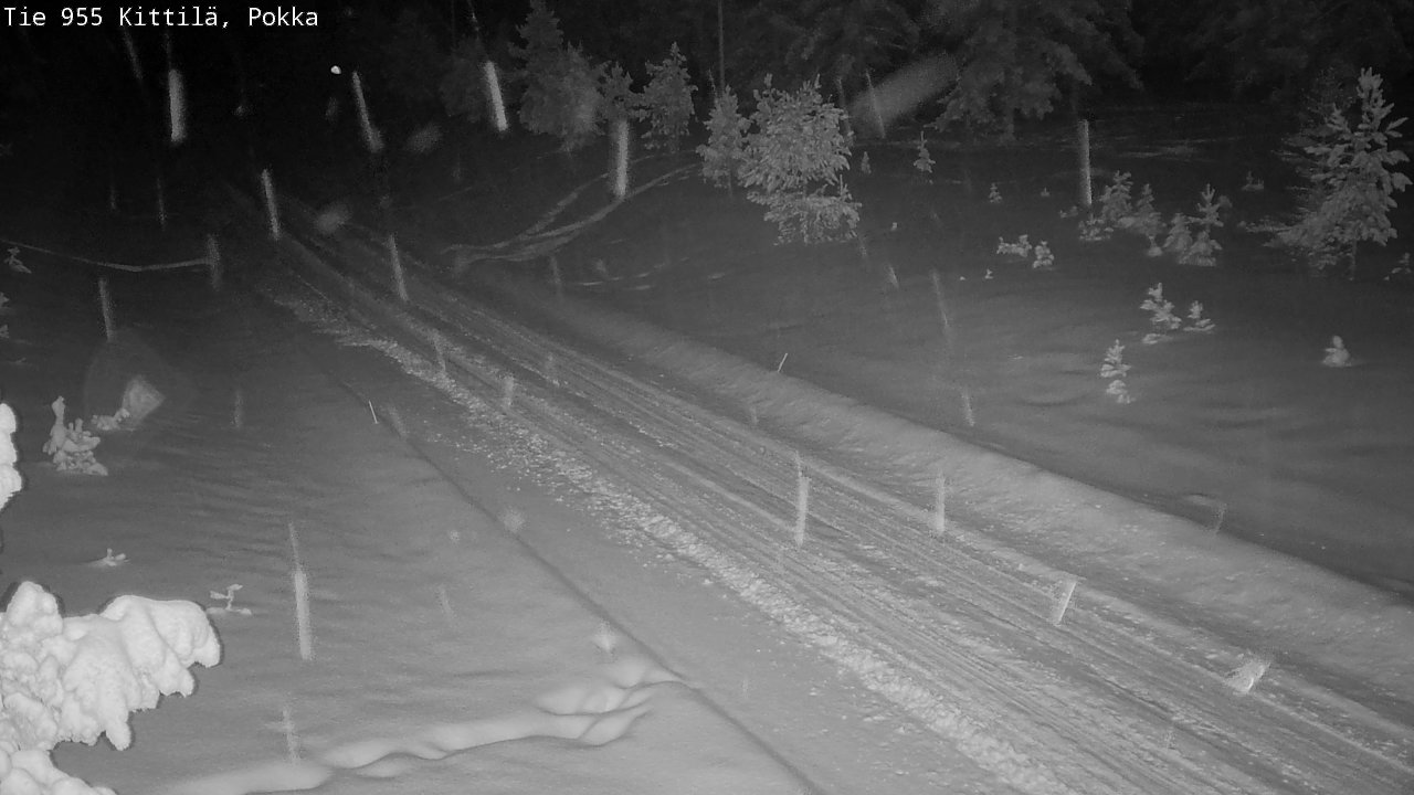 Weather Camera Image Road 955 Kittilä, Pokka, Kittilä, Lappi