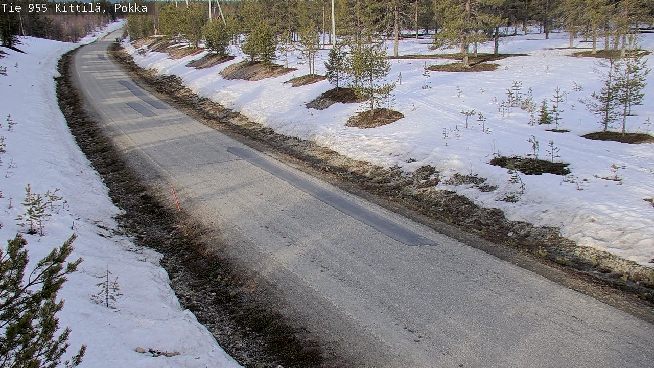 Weather Camera Image Väg 955 Kittilä, Pokka, Kittilä, Lappi