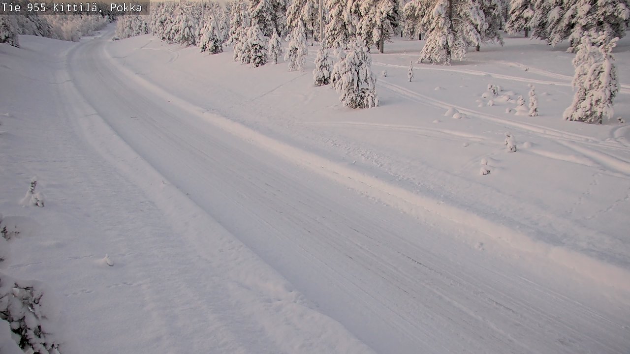 Kelikamerat Kuva Tie 955 Kittilä, Pokka, Kittilä, Lappi