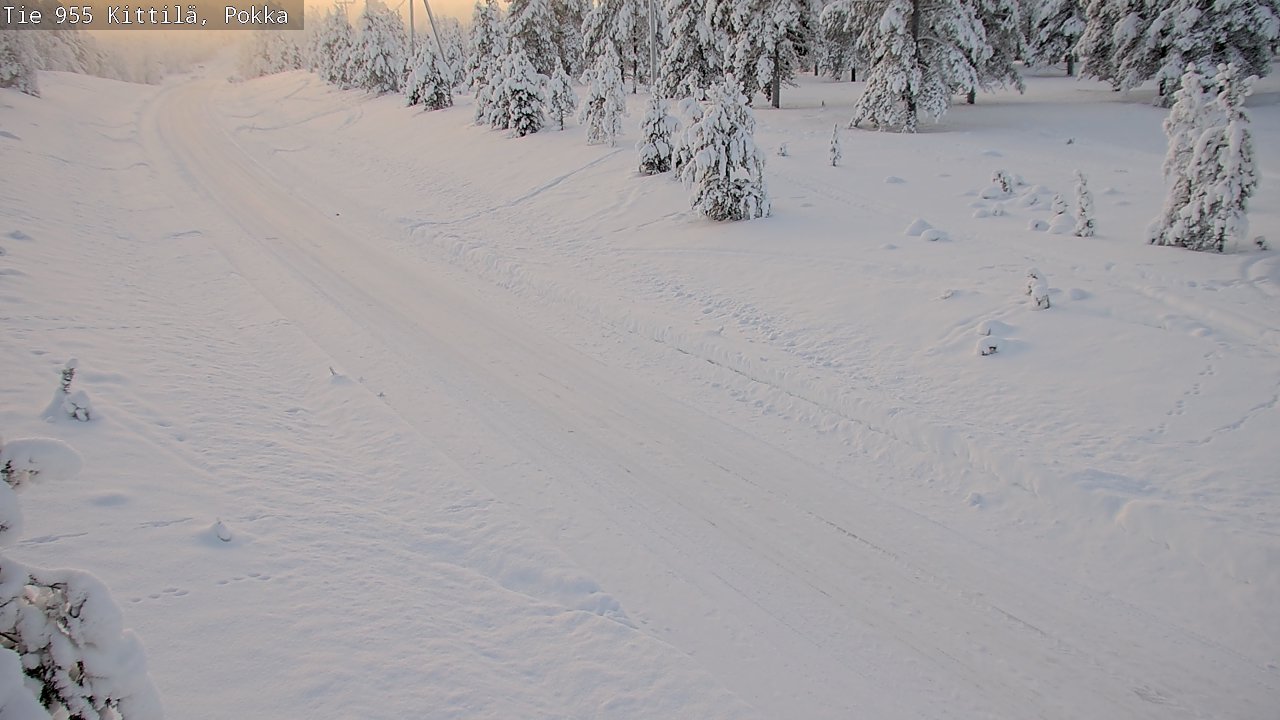 Kelikamerat Kuva Tie 955 Kittilä, Pokka, Kittilä, Lappi
