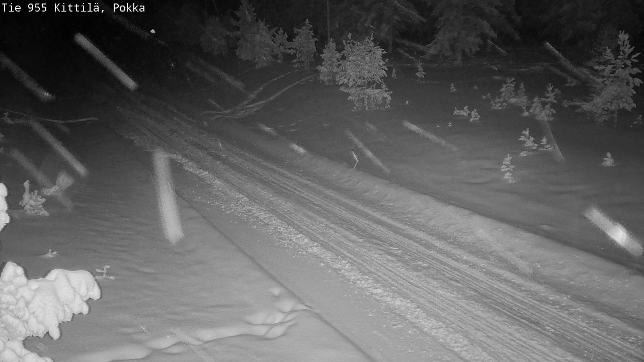 Weather Camera Image Road 955 Kittilä, Pokka, Kittilä, Lappi