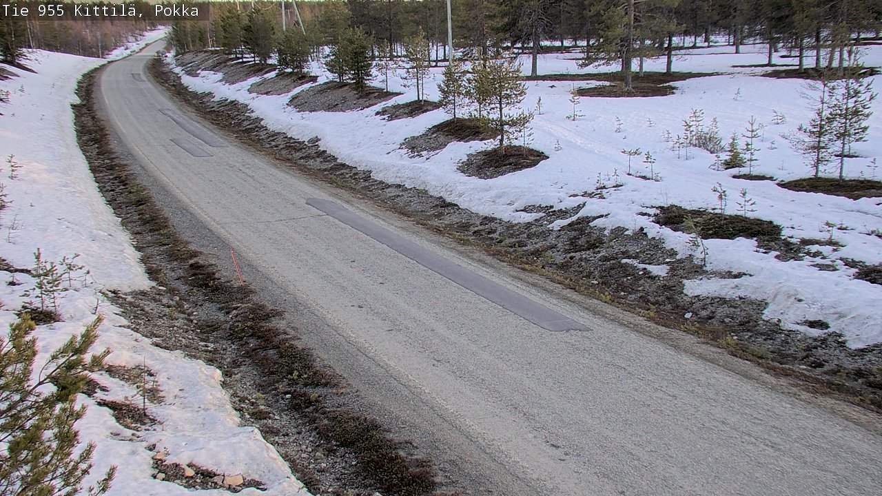 Weather Camera Image Väg 955 Kittilä, Pokka, Kittilä, Lappi
