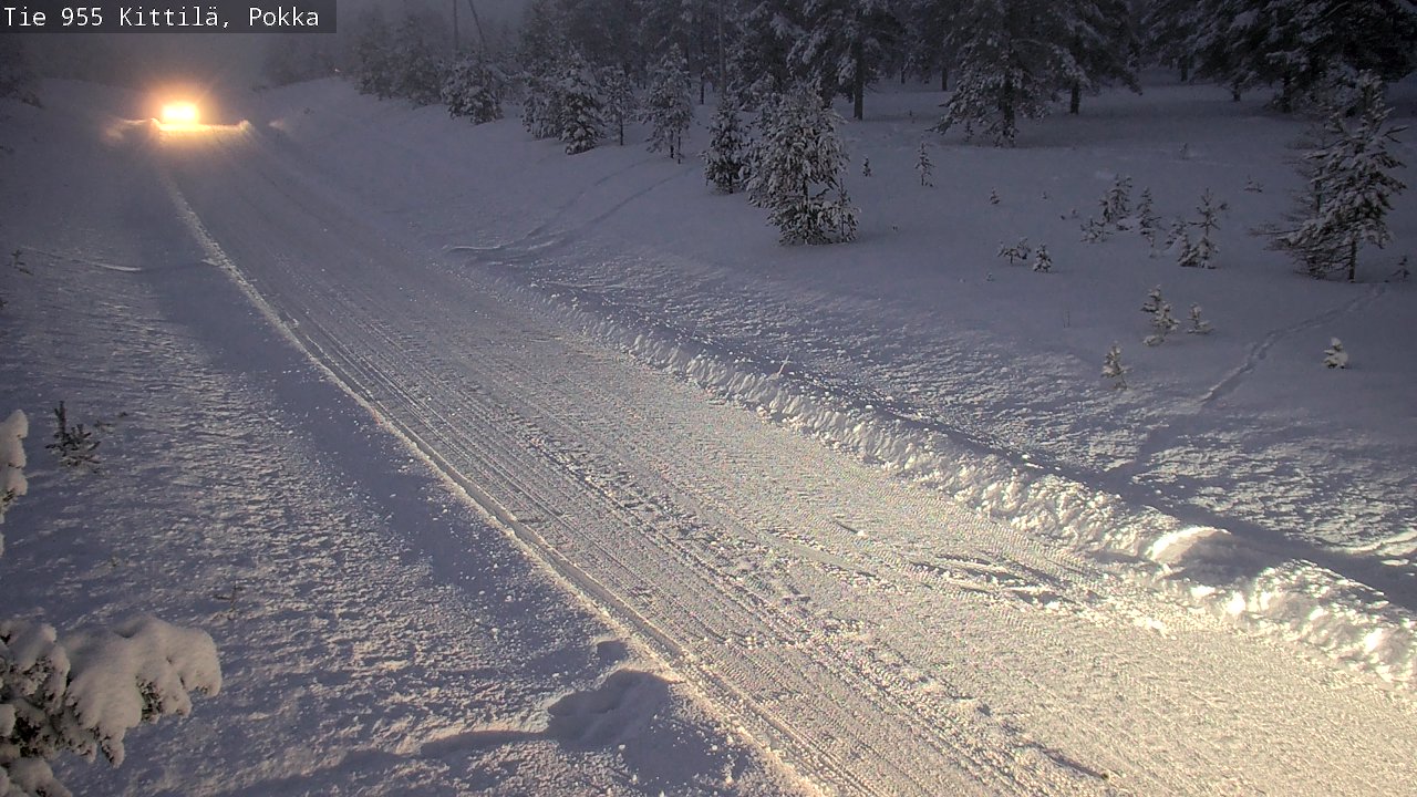Weather Camera Image Road 955 Kittilä, Pokka, Kittilä, Lappi