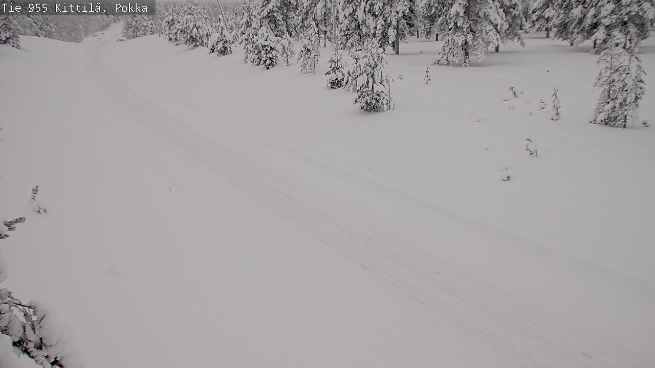 Weather Camera Image Road 955 Kittilä, Pokka, Kittilä, Lappi