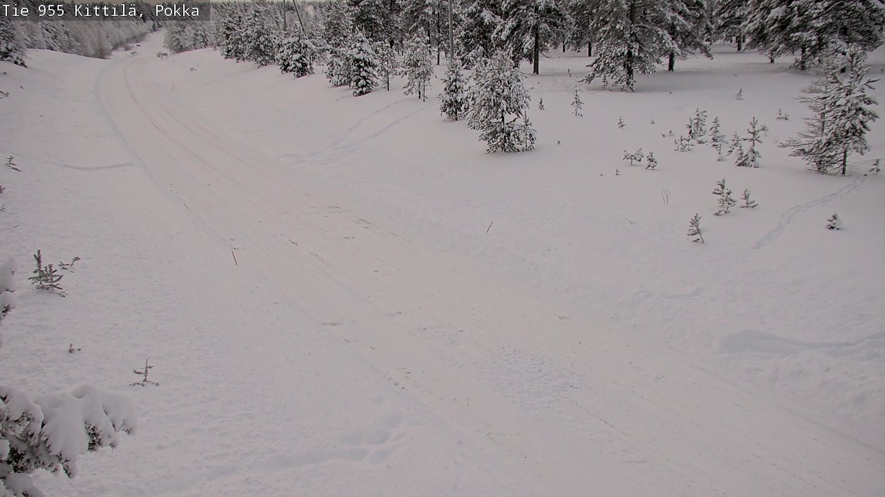 Weather Camera Image Road 955 Kittilä, Pokka, Kittilä, Lappi