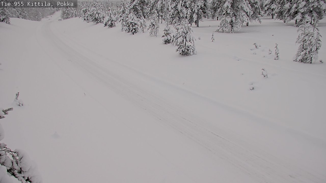 Weather Camera Image Road 955 Kittilä, Pokka, Kittilä, Lappi