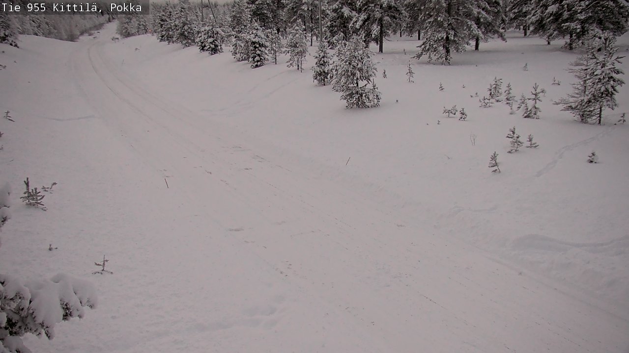 Weather Camera Image Road 955 Kittilä, Pokka, Kittilä, Lappi