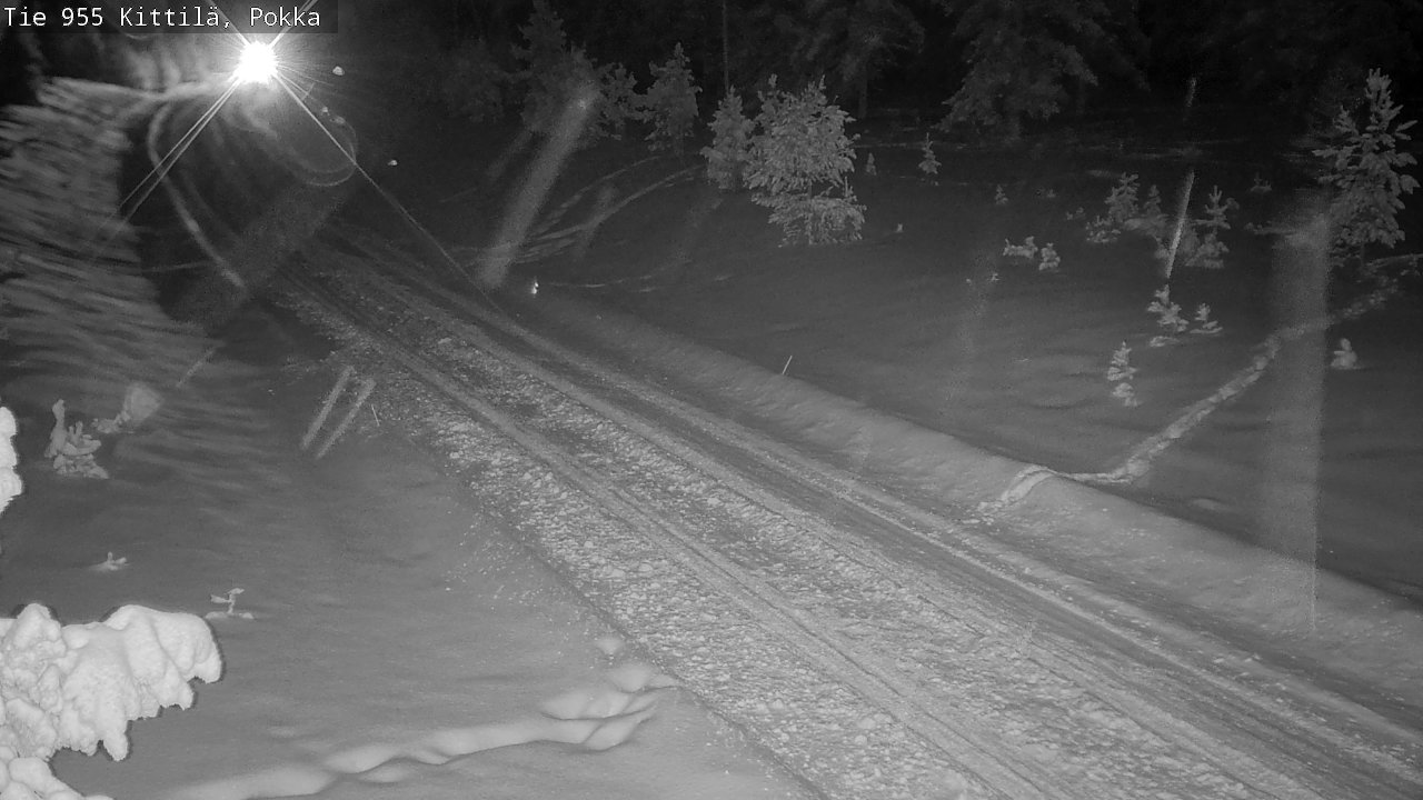 Weather Camera Image Road 955 Kittilä, Pokka, Kittilä, Lappi