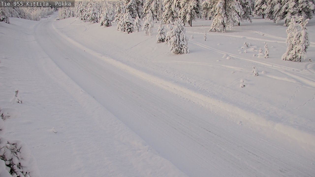 Kelikamerat Kuva Tie 955 Kittilä, Pokka, Kittilä, Lappi