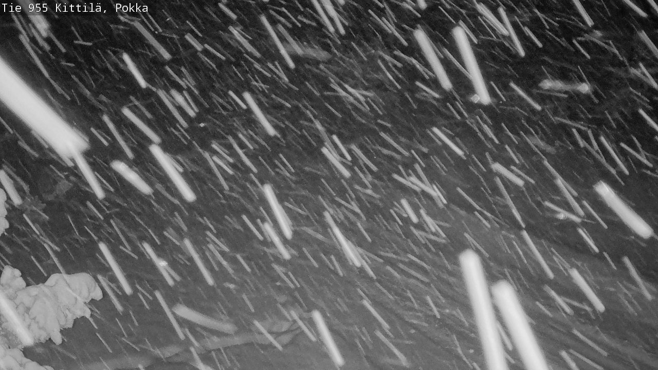 Weather Camera Image Road 955 Kittilä, Pokka, Kittilä, Lappi