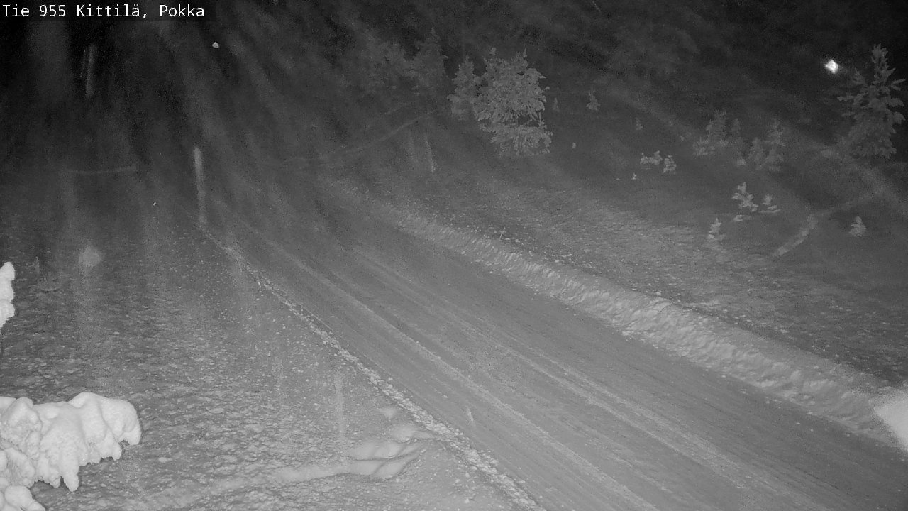 Weather Camera Image Road 955 Kittilä, Pokka, Kittilä, Lappi