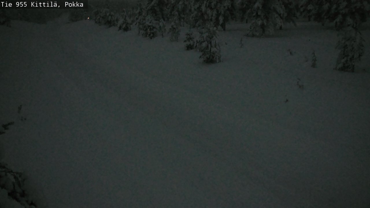 Weather Camera Image Road 955 Kittilä, Pokka, Kittilä, Lappi