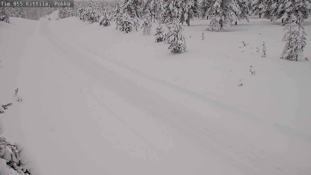 Weather Camera Image Road 955 Kittilä, Pokka, Kittilä, Lappi